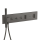 AXOR ShowerComposition Thermostatmodul 540/110 Unterputz für 3 Verbraucher, Brushed Black Chrome