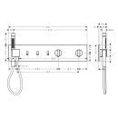 AXOR ShowerComposition Thermostatmodul 540/110 Unterputz...