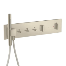 AXOR ShowerComposition Thermostatmodul 540/110 Unterputz für 3 Verbraucher, Brushed Nickel