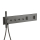 AXOR ShowerComposition Thermostatmodul 610/110 Unterputz für 4 Verbraucher, Polished Black Chrome