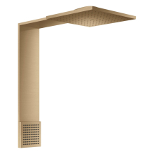 AXOR ShowerComposition Brausenmodul 250/250 2jet mit Schulterbrause, Brushed Bronze