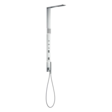 AXOR ShowerComposition Duschpaneel mit Thermostat, Kopfbrause 110/220 1jet und Schulterbrause, Chrom