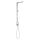 AXOR ShowerComposition Duschpaneel mit Thermostat, Kopfbrause 110/220 1jet und Schulterbrause, Chrom