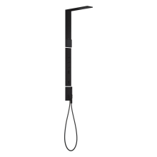 AXOR ShowerComposition Duschpaneel mit Thermostat, Kopfbrause 110/220 1jet und Schulterbrause, Mattschwarz
