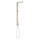 AXOR ShowerComposition Duschpaneel mit Thermostat, Kopfbrause 110/220 1jet und Schulterbrause, Brushed Nickel