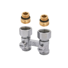Schlösser Armaturen ANSCHLUSSARM.F.KOMPAKT-HK, DG-F 2ROHRSYS, NIPPEL, DN15, UE-MU3/4, NI