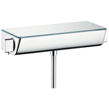 hansgrohe Ecostat Select Brausethermostat Aufputz Renovation, Weiß/Chrom