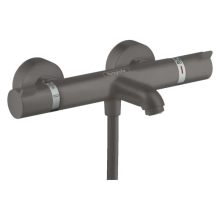 hansgrohe Ecostat Comfort Wannenthermostat Aufputz, Brushed Black Chrome