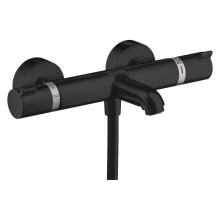 hansgrohe Ecostat Comfort Wannenthermostat Aufputz, Mattschwarz