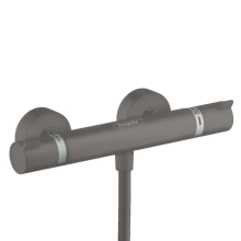 hansgrohe Ecostat Comfort Brausethermostat Aufputz, Brushed Black Chrome
