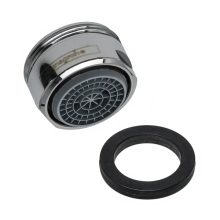hansgrohe Luftsprudler M24 x 1 mit Durchflussbegrenzer 5 l/min, Chrom