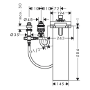 hansgrohe Grundkörper für 3-Loch...