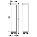 AXOR ShowerSolutions Verlängerung Set 230 mm...