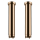 AXOR ShowerSolutions Verlängerung Set 230 mm für Deckenbefestigung ShowerHeaven 1200/300 4jet, Polished Red Gold