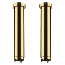AXOR ShowerSolutions Verlängerung Set 230 mm für Deckenbefestigung ShowerHeaven 1200/300 4jet, Polished Gold Optic