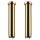 AXOR ShowerSolutions Verlängerung Set 230 mm für Deckenbefestigung ShowerHeaven 1200/300 4jet, Polished Gold Optic