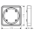 hansgrohe Verlängerungsrosette Q 22 mm, Chrom