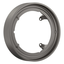 hansgrohe Verlängerungsrosette S 22 mm, Brushed Black Chrome