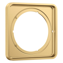 AXOR ShowerSelect ID Verlängerungsrosette softsquare 5 mm, Brushed Gold Optic