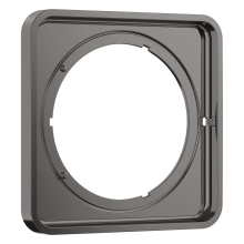 AXOR ShowerSelect ID Verlängerungsrosette softsquare 5 mm, Polished Black Chrome