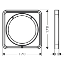 AXOR ShowerSelect ID Verlängerungsrosette softsquare...