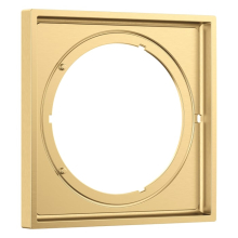 AXOR ShowerSelect ID Verlängerungsrosette eckig 5 mm, Brushed Gold Optic