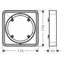 AXOR ShowerSelect ID Verlängerungsrosette softsquare...