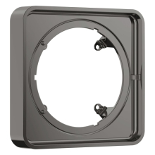 AXOR ShowerSelect ID Verlängerungsrosette softsquare 22 mm, Polished Black Chrome