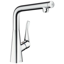 hansgrohe Metris Select M71 Einhebel-Küchenmischer 320, 1jet, Chrom