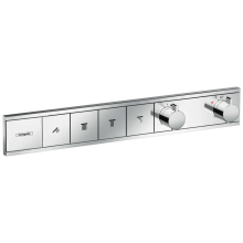 hansgrohe RainSelect Thermostat Unterputz für 4 Verbraucher, Chrom