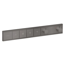 hansgrohe RainSelect Thermostat Unterputz für 4 Verbraucher, Brushed Black Chrome