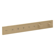 hansgrohe RainSelect Thermostat Unterputz für 5 Verbraucher, Brushed Bronze