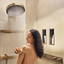 hansgrohe RainSelect Thermostat Unterputz für 5 Verbraucher, Brushed Bronze