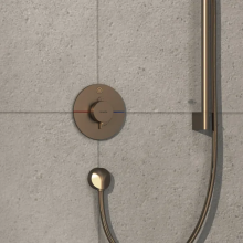 hansgrohe ShowerSelect Comfort S Thermostat Unterputz für 1 Verbraucher, Brushed Bronze