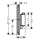 hansgrohe ShowerSelect Comfort S Thermostat Unterputz für 1 Verbraucher, Mattschwarz