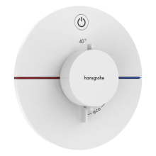 hansgrohe ShowerSelect Comfort S Thermostat Unterputz für 1 Verbraucher, Mattweiß