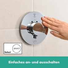 hansgrohe ShowerSelect Comfort S Thermostat Unterputz für 2 Verbraucher, Chrom