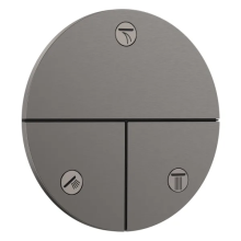 hansgrohe ShowerSelect Comfort S Ventil Unterputz für 3 Verbraucher, Brushed Black Chrome