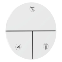 hansgrohe ShowerSelect Comfort S Ventil Unterputz für 3 Verbraucher, Mattweiß