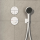 hansgrohe ShowerSelect Comfort S Ventil Unterputz für 3 Verbraucher, Mattweiß
