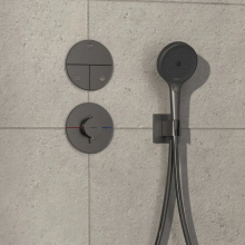 hansgrohe ShowerSelect Comfort S Thermostat Unterputz, Brushed Black Chrome