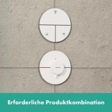 hansgrohe ShowerSelect Comfort S Thermostat Unterputz, Mattweiß
