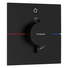 hansgrohe ShowerSelect Comfort E Thermostat Unterputz für 1 Verbraucher, Mattschwarz