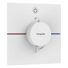 hansgrohe ShowerSelect Comfort E Thermostat Unterputz für 1 Verbraucher, Mattweiß