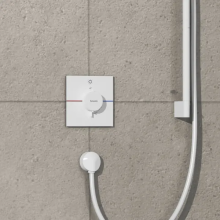 hansgrohe ShowerSelect Comfort E Thermostat Unterputz für 1 Verbraucher, Mattweiß