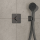 hansgrohe ShowerSelect Comfort E Thermostat Unterputz für 2 Verbraucher, Brushed Black Chrome
