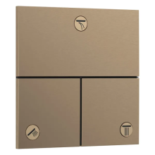 hansgrohe ShowerSelect Comfort E Ventil Unterputz für 3 Verbraucher, Brushed Bronze