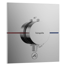 hansgrohe ShowerSelect Comfort E Thermostat Unterputz für 1 Verbraucher und einen zusätzlichen Abgang, Chrom