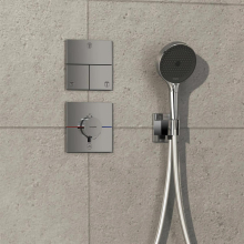 hansgrohe ShowerSelect Comfort E Thermostat Unterputz für 1 Verbraucher und einen zusätzlichen Abgang, Chrom