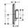 hansgrohe ShowerSelect Comfort E Thermostat Unterputz für 1 Verbraucher und einen zusätzlichen Abgang, Brushed Black Chrome
